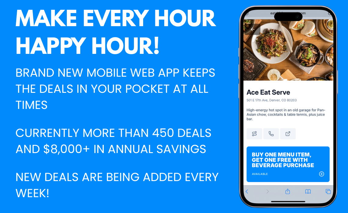 Eat+Drink Colorado Digital Passport - 50% Off!
