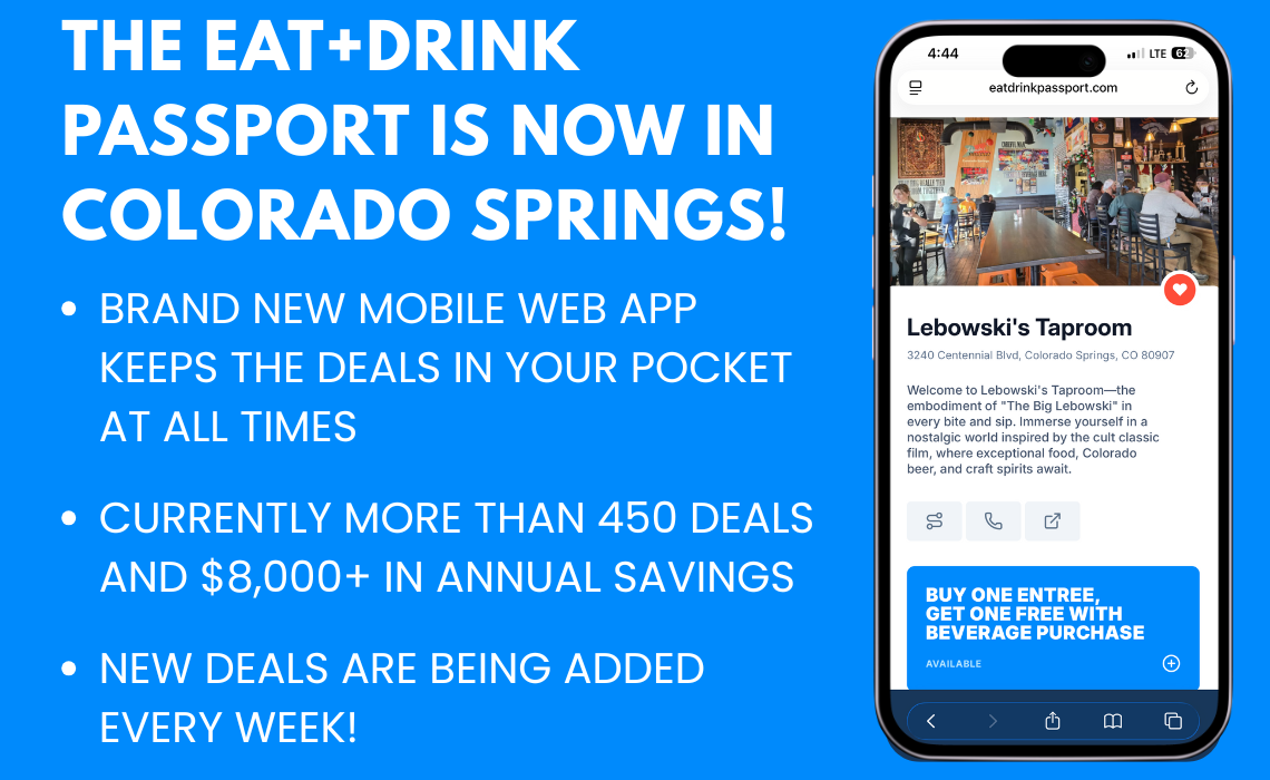 Eat+Drink Colorado Passport - 50% Off! - Colorado Springs